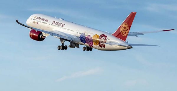 La compagnie aérienne Juneyao Airlines lancera au printemps une nouvelle liaison entre Shanghai et Manchester, initialement opér