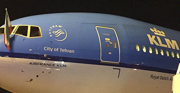 La compagnie aérienne KLM Royal Dutch Airlines mettra fin à la rentrée à sa route entre Amsterdam et Téhéran, en raison de r