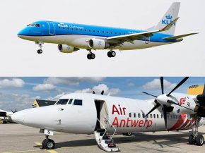 La compagnie aérienne Air Antwerp peut désormais proposer en partage de codes trois lignes entre Amsterdam et la grande Bretagne