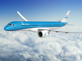 La compagnie aérienne KLM Royal Dutch Airlines a confirmé la commande ferme de 21 Embraer E195-E2, assortie de quatorze droits d