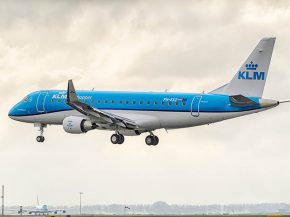La compagnie aérienne KLM Royal Dutch Airlines a lancé lundi une nouvelle liaison entre Amsterdam et Wroclaw, sa quatrième dest