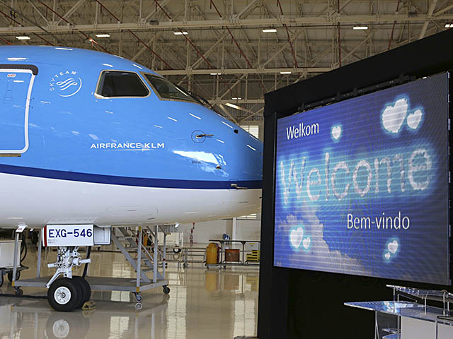 air-journal_KLM E175 welcome
