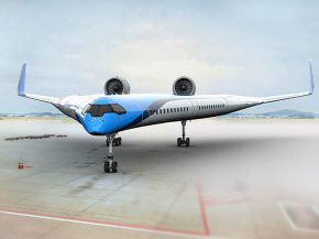 La compagnie aérienne KLM Royal Dutch Airlines va appuyer l’Université de Delft sur son concept Flying-V, qui adopte une appro