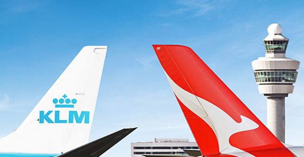 Les compagnies aériennes KLM Royal Dutch Airlines et Qantas ont signé un accord de partage de codes, permettant aux passagers de