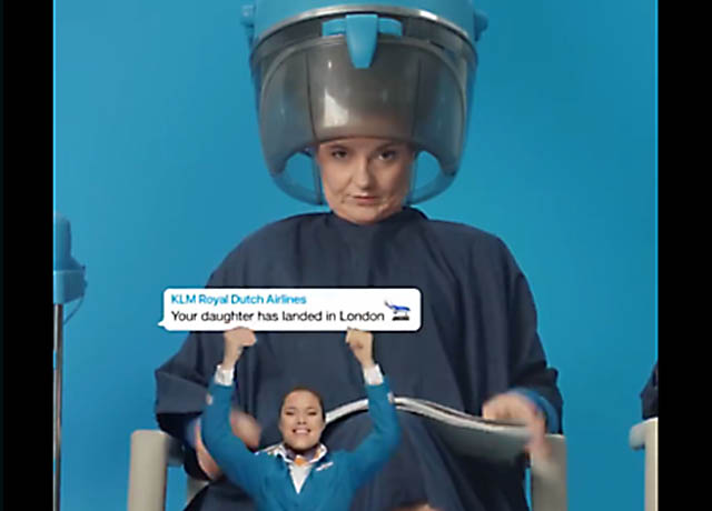 KLM part à Naples, parle aux familles via Whatsapp 7 Air Journal