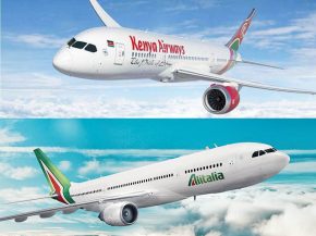 Les compagnies aériennes Kenya Airways et Alitalia vont mettre en place un accord de partage de codes, alors que la première se 