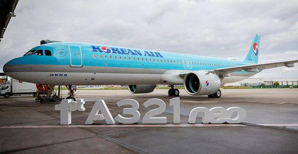 
La compagnie aérienne  Korean Air est devenu un nouvel opérateur de l’A321neo, suite à la   récente livraison&nb