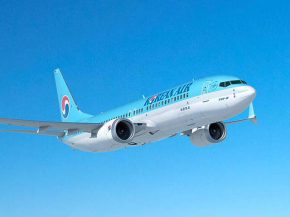 
La compagnie aérienne Korean Air a pris possession du premier des 30 Boeing 737 MAX 8 commandés, leur entrée en service en Cor