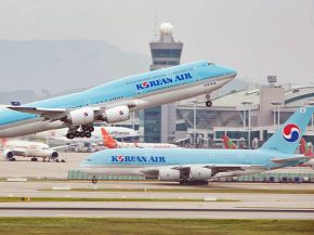
La compagnie aérienne Korean Air n’opèrera plus de quadriréacteurs d’ici dix ans, les Airbus A380 devant sortir de flotte 