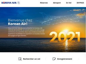 
La compagnie aérienne Korean Air a lancé un nouveau site internet mais aussi une nouvelle application pour mobile. La refonte d