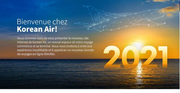 
La compagnie aérienne Korean Air a lancé un nouveau site internet mais aussi une nouvelle application pour mobile. La refonte d