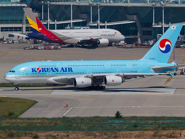 Korean Air : fusion avec Asiana anticipée et A380 à Taipei 16 Air Journal
