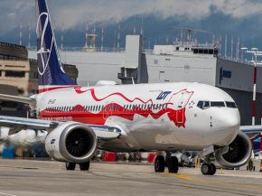 
La compagnie aérienne LOT Polish Airlines a opéré pour la première fois en deux ans un vol commercial en Boeing 737 MAX 8, en