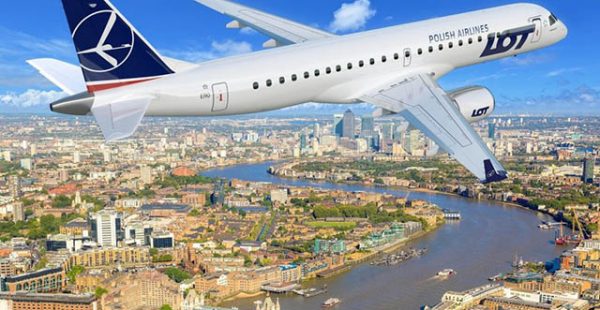 La compagnie aérienne LOT Polish Airlines dessert désormais Londres-City au départ de Vilnius, après ya voir lancé des lignes