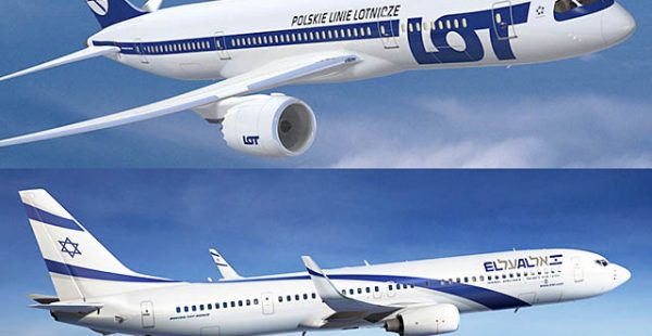 Les compagnies aériennes LOT Polish Airlines et El Al ont signé un accord de partage de codes, portant sur des routes entre Isra