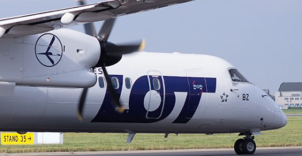 
La compagnie aérienne LOT Polish Airlines a opéré le 1er janvier 2023 ses derniers vols en Dash-8 Q400, sa flotte ne comportan