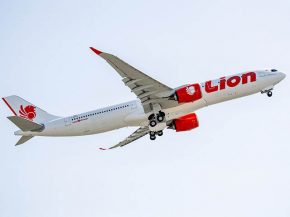 Le premier Airbus A330-900 de la compagnie aérienne Lion Air a effectué son vol inaugural jeudi à Toulouse, avant une livraison