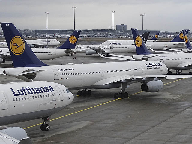 Noël: Lufthansa laisse 130 avions au parking 1 Air Journal