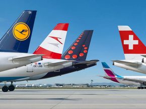 Les compagnies aériennes du Groupe allemand, Lufthansa, Austrian Airlines, Swiss International Air Lines, Brussels Airlines et la