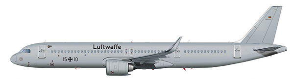Le premier A350 gouvernemental livré à la Luftwaffe 2 Air Journal