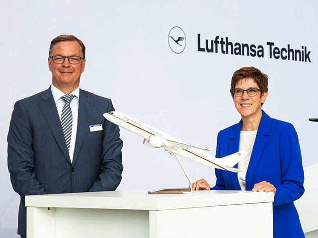 Le premier A350 gouvernemental livré à la Luftwaffe 1 Air Journal