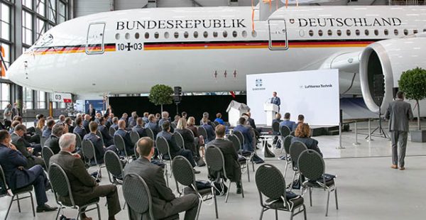 L’Armée de l’air allemande a pris possession de son premier Airbus ACJ350-900, des mains de Lufthansa Technik qui lui en pré
