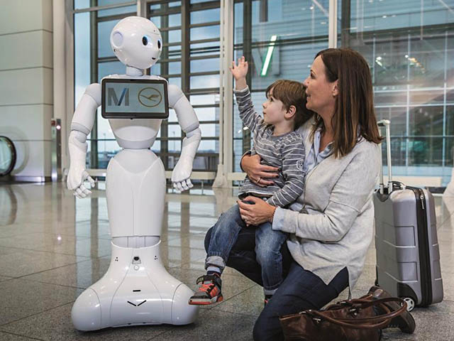 Lufthansa teste un robot à l’accueil de Munich 40 Air Journal