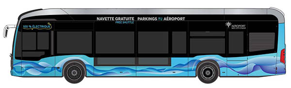 Des navettes 100% électriques à l’aéroport de Nice 1 Air Journal
