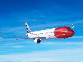 La compagnie low cost Norwegian Air Shuttle a enregistré une forte croissance du nombre de passagers, avec près de 2,9 millions 