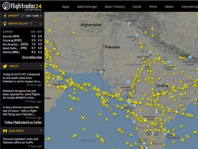 Vers une réouverture de l’espace aérien du Pakistan 5 Air Journal
