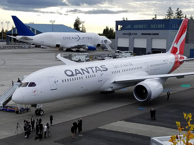 Premier Dreamliner pour Qantas (photos, vidéo) 229 Air Journal