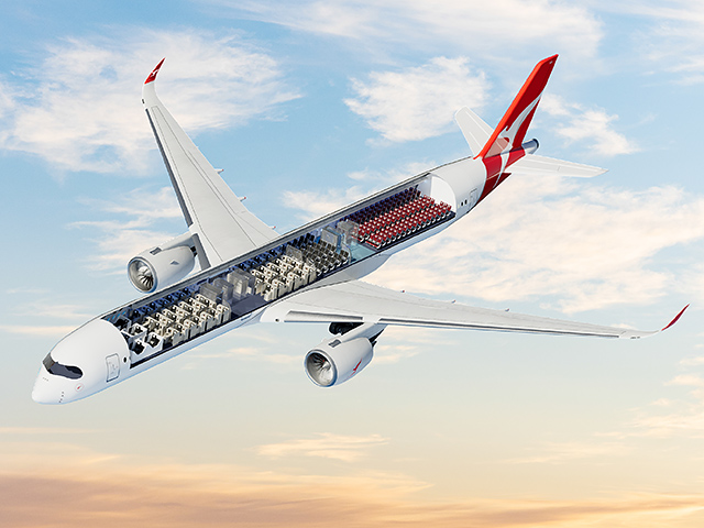 Projet Sunrise : Qantas dévoile les cabines de son futur A350-1000 (photos, vidéos) 30 Air Journal