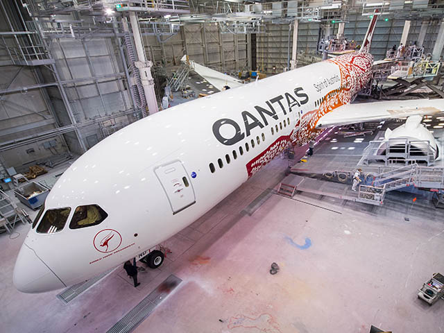Une livrée aborigène pour Qantas (photos, vidéo) 55 Air Journal