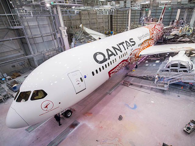 Une livrée aborigène pour Qantas (photos, vidéo) 56 Air Journal