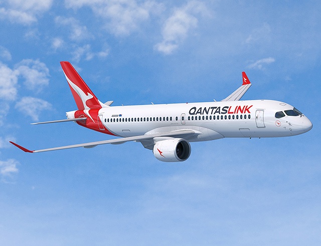 Premier A220 en vue pour le groupe Qantas (photos) 13 Air Journal