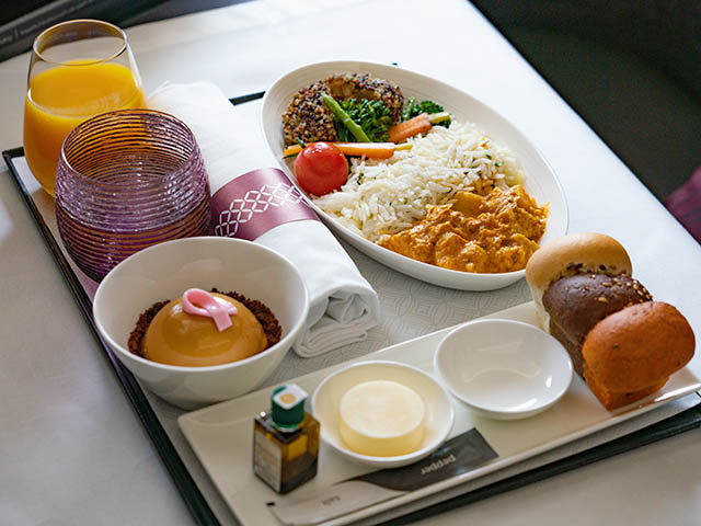 Un menu 100% vegan dans les avions de Qatar Airways 116 Air Journal