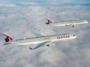 
La réception fin 2020 d’un nouvel Airbus A350-1000 a permis à la compagnie aérienne Qatar Airways de dépasser Singapore Air