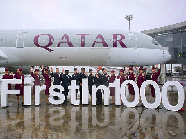 Le premier Airbus A350-1000 livré à Qatar Airways (photos, vidéos) 220 Air Journal