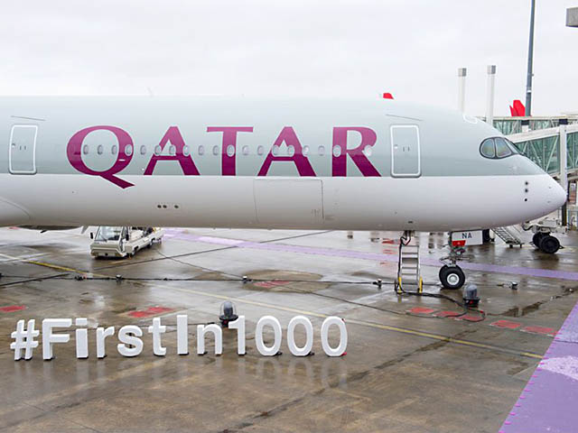 Le premier Airbus A350-1000 livré à Qatar Airways (photos, vidéos) 2 Air Journal