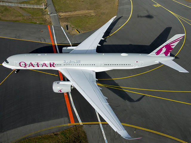 Qatar Airways cloue au sol 13 Airbus A350 1 Air Journal