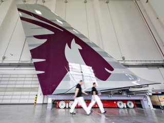 air-journal_Qatar Airways A380 tail