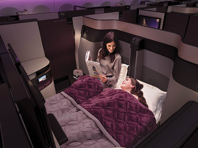 La QSuite de Qatar Airways arrive en Australie 2 Air Journal