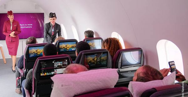 La compagnie aérienne Qatar Airways présente à La Défense sa nouvelle classe Economie, et ce durant toute la semaine.

Dévo