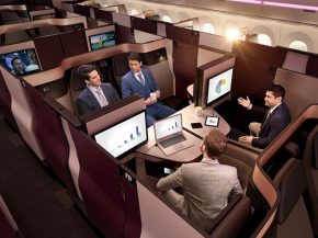 La compagnie aérienne Qatar Airways lance une nouvelle gamme de kits bien-être signés BRIC pour passagers dans ses cabines Firs