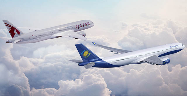 Qatar Airways et RwandAir : accord global de partage de codes 1 Air Journal