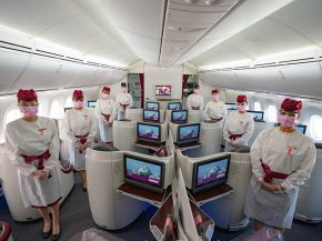 La compagnie aérienne Qatar Airways affiche plus de 37.000 vols avec 0,001% des passagers exposés à la Covid-19 depuis le débu
