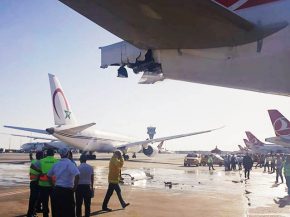 Une collision au roulage entre un avion de la compagnie aérienne Royal Air Maroc et un autre de Turkish Airlines a laissé les de
