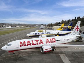 
La compagnie arienne low cost Ryanair et ses filiales ont accueilli le mois dernier 16,0 millions de passagers, un trafic en&nbsp