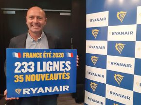 La compagnie aérienne low cost Ryanair annonce pour l’été prochain une hausse de 9% de son offre en France, avec huit nouvell
