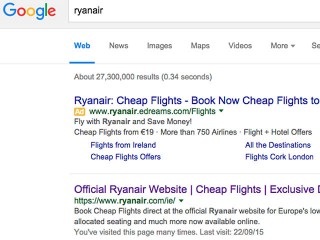 air-journal_Ryanair edreams google
